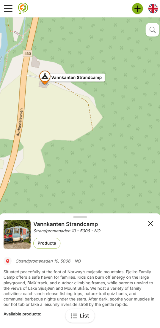 Finn lokasjon på kartet